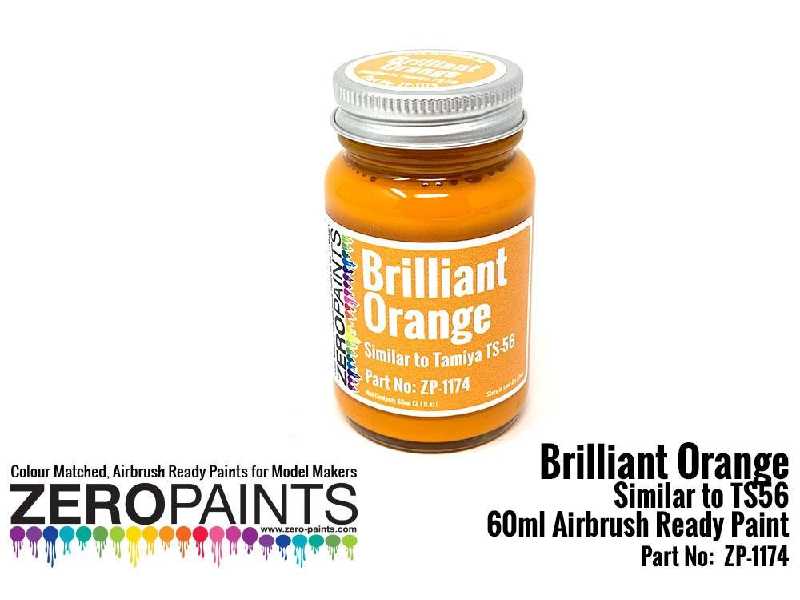 1174 - Brilliant Orange Paint (Similar To Ts56) - image 1