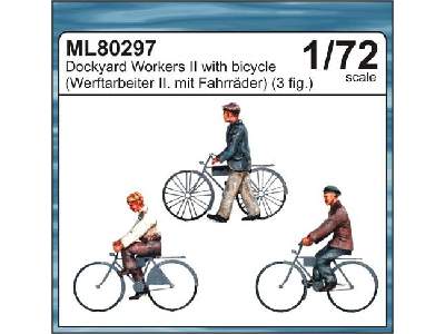Dockyard Workers II w/bicycle 3 fig. - image 1