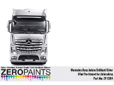 1384 Mercedes-benz Actros Brilliant Silver - image 2