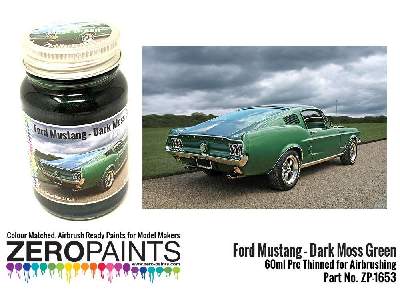 1653 Ford Mustang 1960's - Dark Moss Green - image 1