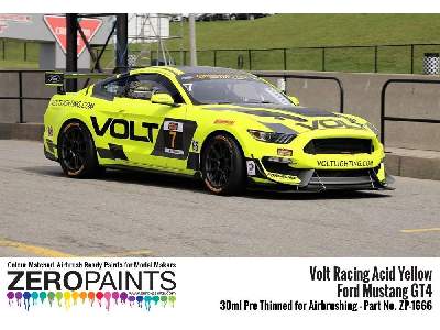 1666 Volt Racing Acid Yellow For Ford Mustang Gt4 - image 2