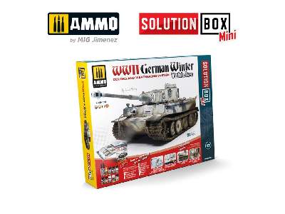 A.Mig 7901 Solution Box Mini - How To Paint Wwii German Winter Vehicles - image 1