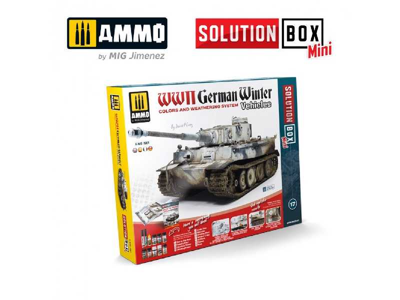 A.Mig 7901 Solution Box Mini - How To Paint Wwii German Winter Vehicles - image 1