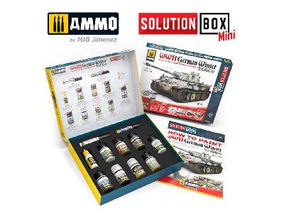 A.Mig 7901 Solution Box Mini - How To Paint Wwii German Winter Vehicles - image 5