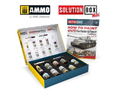 A.Mig 7901 Solution Box Mini - How To Paint Wwii German Winter Vehicles - image 6
