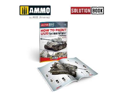 A.Mig 7901 Solution Box Mini - How To Paint Wwii German Winter Vehicles - image 8