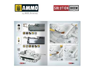 A.Mig 7901 Solution Box Mini - How To Paint Wwii German Winter Vehicles - image 9