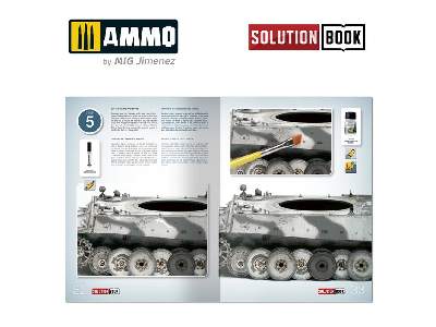 A.Mig 7901 Solution Box Mini - How To Paint Wwii German Winter Vehicles - image 10
