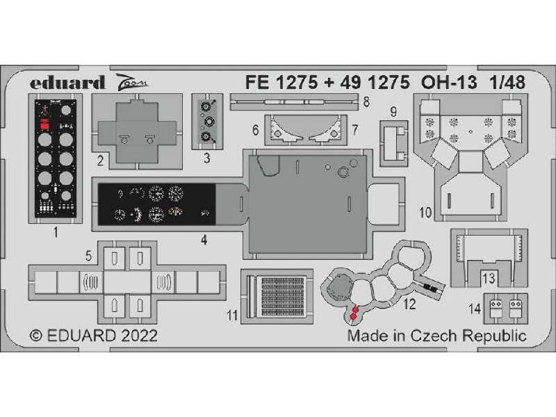 OH-13 1/48 - ITALERI - image 1
