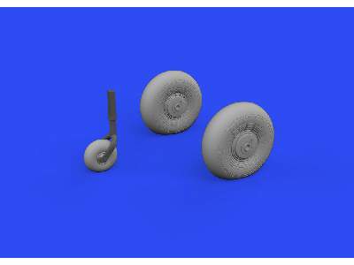 Beaufighter Mk. VI wheels 1/48 - TAMIYA - image 2