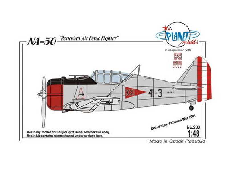 North American NA-50 Kit résine PLANET MODELS 1/48 N° 238 Peruvian Air Force 
