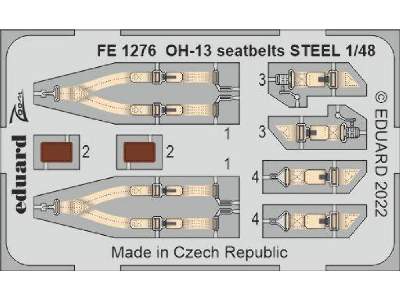 OH-13 seatbelts STEEL 1/48 - ITALERI - image 1