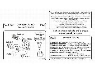 Junkers Ju 88A  Radio set for Revell kit 1/32 - image 2