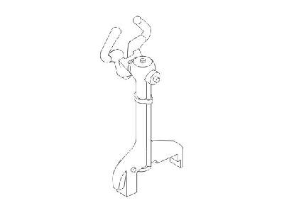 Junkers Ju 88A - Control column (2 pcs) for Revell kit 1/32 - image 1