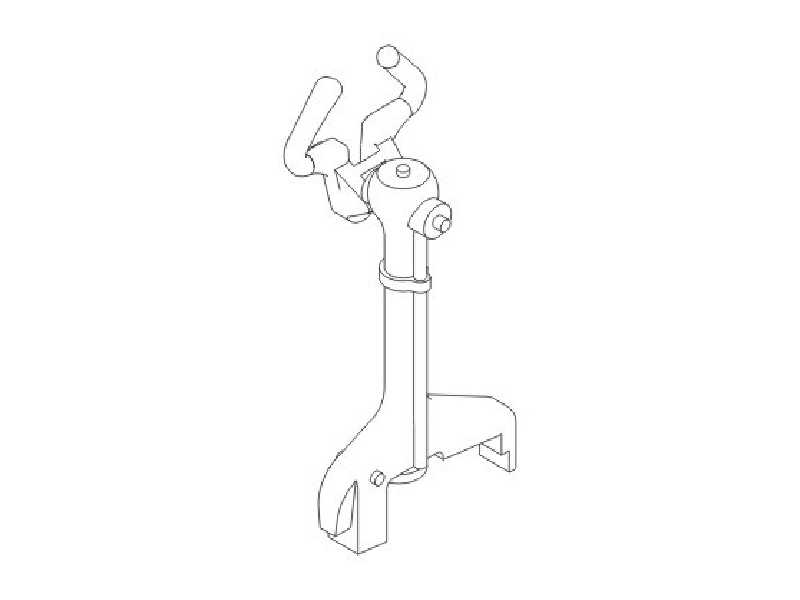 Junkers Ju 88A - Control column (2 pcs) for Revell kit 1/32 - image 1