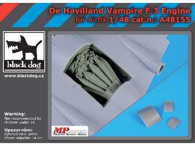 De Havilland Vampire F 3 Engine For Airfix - image 1