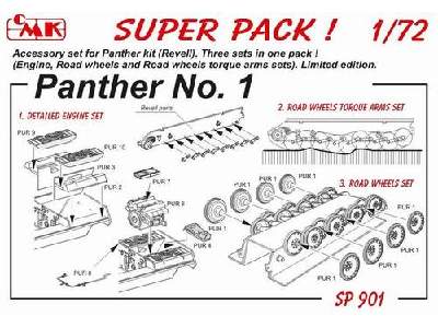 SUPER PACK Panther No.1 for Revell kit 1/72 - image 1