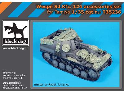Wespe Sd.Kfz. 124 Accessories Set For Tamiya - image 1