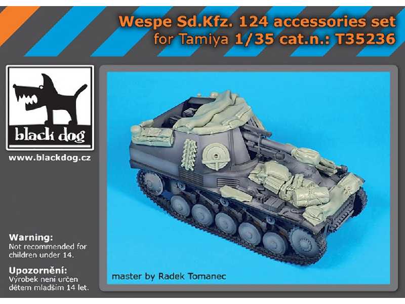 Wespe Sd.Kfz. 124 Accessories Set For Tamiya - image 1