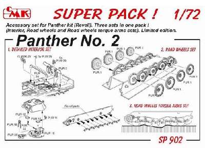 SUPER PACK Panther No. 2 for Revell kit 1/72 - image 1