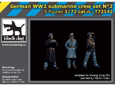 German Wwii Submarine Crew Set N°2 (6 Figures) - image 1