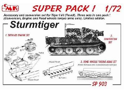 SUPER PACK Sturmtiger for Revell kit 1/72 - image 1