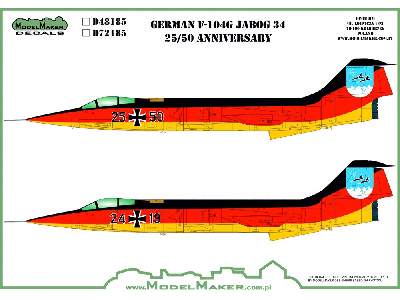 F-104 German Jabog 34 25/50 Aniversary - image 2