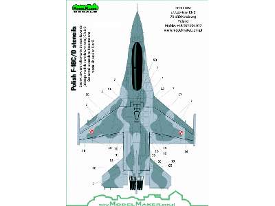 Polish F-16c/D Stencils - image 4