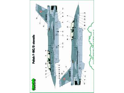 Polish F-16c/D Stencils - image 5