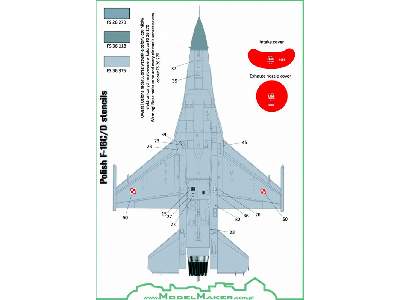 Polish F-16c/D Stencils - image 6