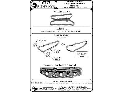 Japoński Czołg Lekki Typ 95 Ha-go - Gąsienice - Wydruk 3d (Do Zestawu Ibg) - image 8