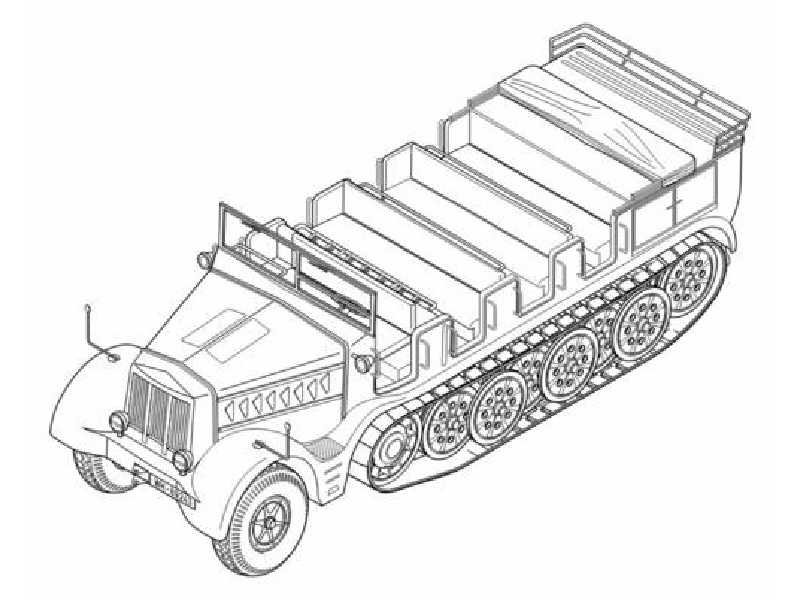 Sd.Kfz.9 Artillery vers. convers.set - image 1