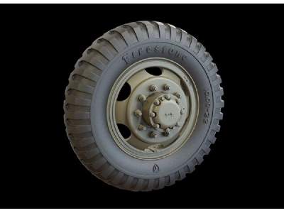 White 666 Road Wheels (Fireston - image 1