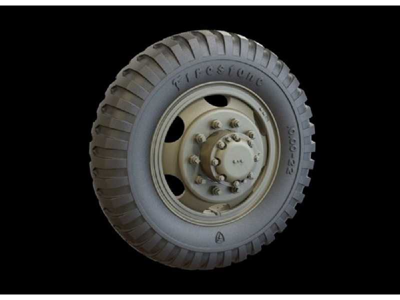 White 666 Road Wheels (Fireston - image 1