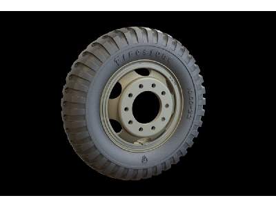 Panzer Art 1/35 US White 666 Cargo Truck Wheels – Firestone Tires – Resin Kit RE35-373