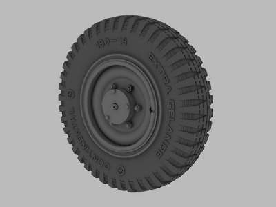 Sd.Kfz 221/222 Road Wheels (Late Pattern - image 1
