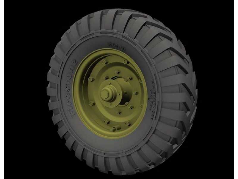 Fordson Wot 6 Road Wheels (Dunlop) - image 1