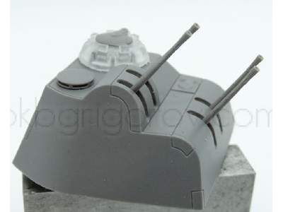 Turret For Pz.V Panther, 2 Cm Flakvierling, Rheinmetall Proposal - image 4