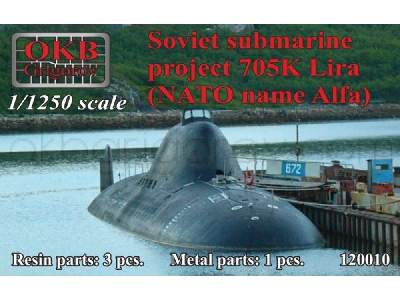 Soviet Submarine Project 705k Lira (Nato Name Alfa) - image 1