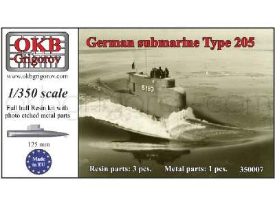 German Submarine Type 205 - image 1
