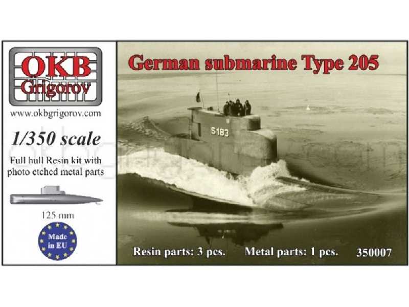 German Submarine Type 205 - image 1 German Submarine Type 205 - image 1