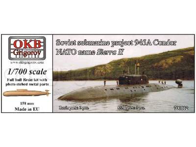 Soviet Submarine Project 945a Condor (Nato Name Sierra Ii) - image 1