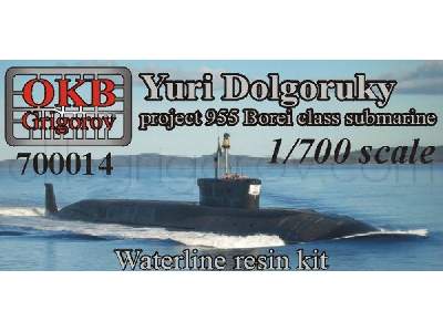 Yuri Dolgoruky, Project 955, Borei Class Submarine ,waterline - image 1