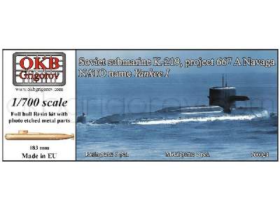Soviet Submarine K-219, Project 667 A Navaga (Nato Name Yankee I) - image 1
