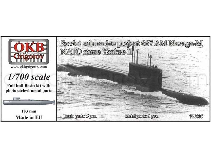 Soviet Submarine Project 667 Am Navaga-m (Nato Name Yankee Ii) - image 1