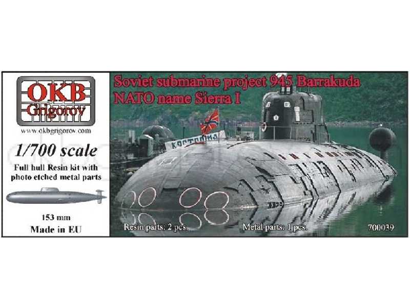Soviet Submarine Project 945 Barrakuda (Nato Name Sierra I) - image 1