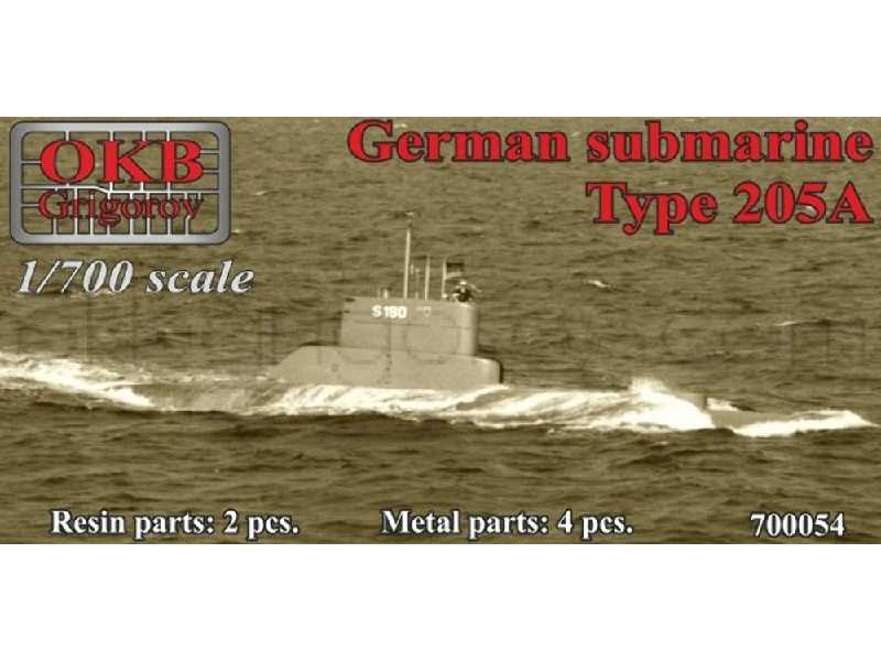 German Submarine Type 205a - image 1