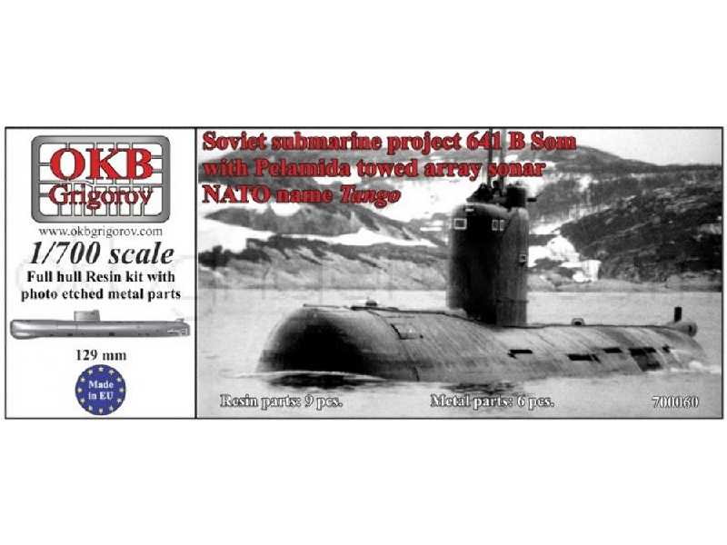 Soviet Submarine Project 641 B Son With Pelamida Towed Array Sonar (Nato Name Tango) - image 1