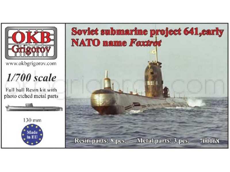 Soviet Submarine Project 641 Early (Nato Name Foxtrot) - image 1