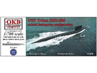 Uss Triton Ssn-586, Attack Submarine Configuration - image 1